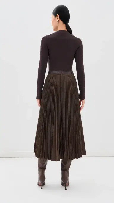 Simkhai Trista Long Sleeve Midi Dress | Thumbnail 3 Simkhai Trista Long Sleeve Midi Dress | Thumbnail 3
