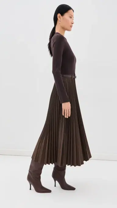 Simkhai Trista Long Sleeve Midi Dress | Thumbnail 4 Simkhai Trista Long Sleeve Midi Dress | Thumbnail 4