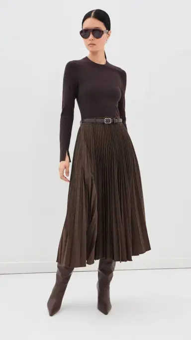 Simkhai Trista Long Sleeve Midi Dress | Thumbnail 5 Simkhai Trista Long Sleeve Midi Dress | Thumbnail 5