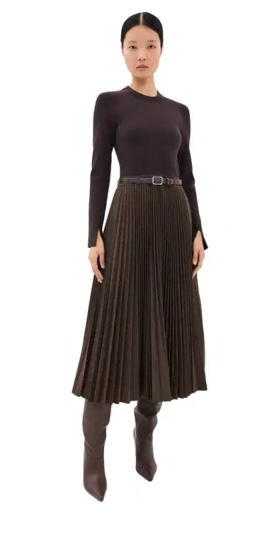Simkhai Trista Long Sleeve Midi Dress | Thumbnail 1 Simkhai Trista Long Sleeve Midi Dress | Thumbnail 1