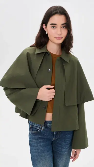 Frame The Paddock Cape Jacket | Thumbnail 2 Frame The Paddock Cape Jacket | Thumbnail 2
