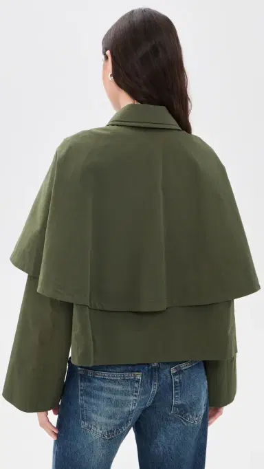 Frame The Paddock Cape Jacket | Thumbnail 3 Frame The Paddock Cape Jacket | Thumbnail 3