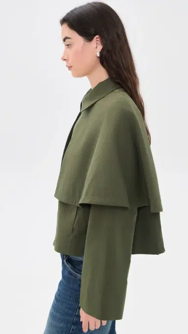 Frame The Paddock Cape Jacket | Thumbnail 4 Frame The Paddock Cape Jacket | Thumbnail 4