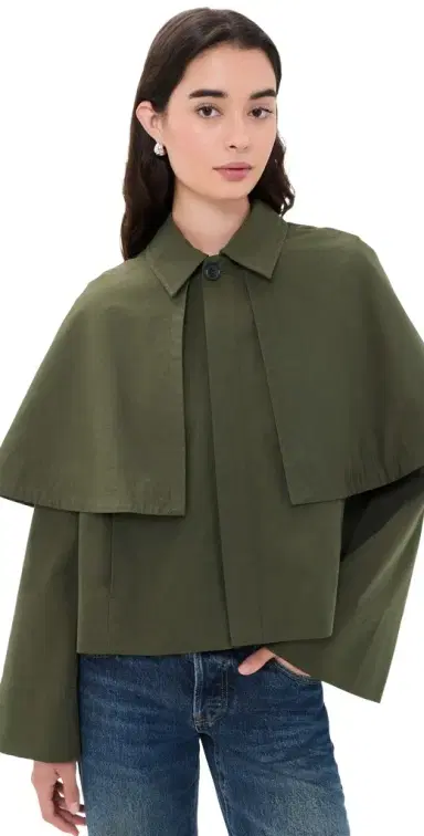 Frame The Paddock Cape Jacket | Thumbnail 1 Frame The Paddock Cape Jacket | Thumbnail 1