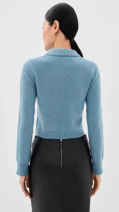 Simkhai Constance Long Sleeve Polo | Thumbnail 3 Simkhai Constance Long Sleeve Polo | Thumbnail 3