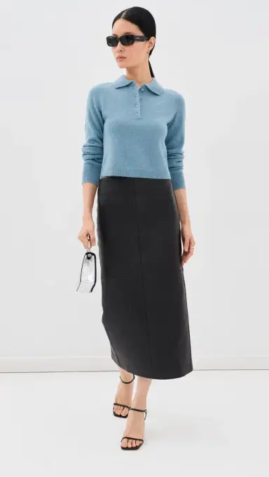 Simkhai Constance Long Sleeve Polo | Thumbnail 5 Simkhai Constance Long Sleeve Polo | Thumbnail 5