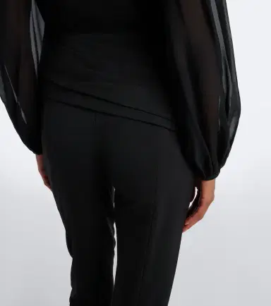 Carolina Herrera Floral-appliqué wool-blend leggings | Thumbnail 6 Carolina Herrera Floral-appliqué wool-blend leggings | Thumbnail 6