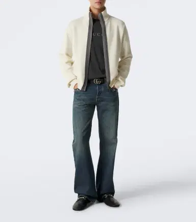 Gucci Wool zip-up sweater | Thumbnail 3 Gucci Wool zip-up sweater | Thumbnail 3