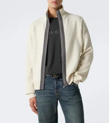Gucci Wool zip-up sweater | Thumbnail 7 Gucci Wool zip-up sweater | Thumbnail 7