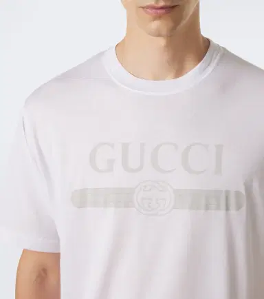 Gucci Logo cotton jersey T-shirt | Thumbnail 5 Gucci Logo cotton jersey T-shirt | Thumbnail 5