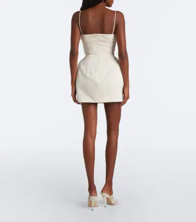 Magda Butrym Draped cotton and silk corset dress | Thumbnail 5 Magda Butrym Draped cotton and silk corset dress | Thumbnail 5