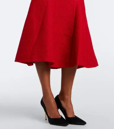 Roland Mouret Belted asymmetric bouclé cocktail dress | Thumbnail 4 Roland Mouret Belted asymmetric bouclé cocktail dress | Thumbnail 4