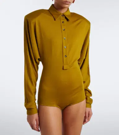 Mugler Wool-blend bodysuit | Thumbnail 5 Mugler Wool-blend bodysuit | Thumbnail 5