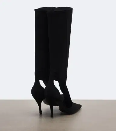 Alaïa Alaïa Cut-out suede knee-high boots | Thumbnail 2 Alaïa Alaïa Cut-out suede knee-high boots | Thumbnail 2