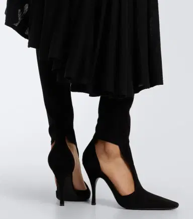 Alaïa Alaïa Cut-out suede knee-high boots | Thumbnail 6 Alaïa Alaïa Cut-out suede knee-high boots | Thumbnail 6