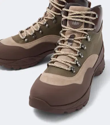 Brunello Cucinelli Leather-trimmed hiking boots | Thumbnail 2 Brunello Cucinelli Leather-trimmed hiking boots | Thumbnail 2