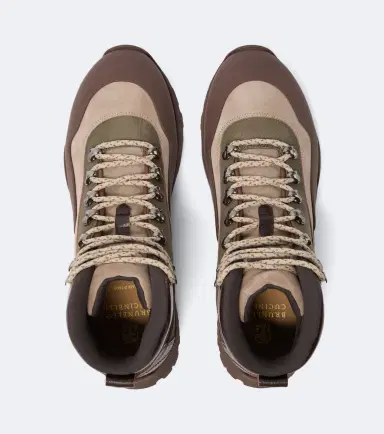 Brunello Cucinelli Leather-trimmed hiking boots | Thumbnail 6 Brunello Cucinelli Leather-trimmed hiking boots | Thumbnail 6