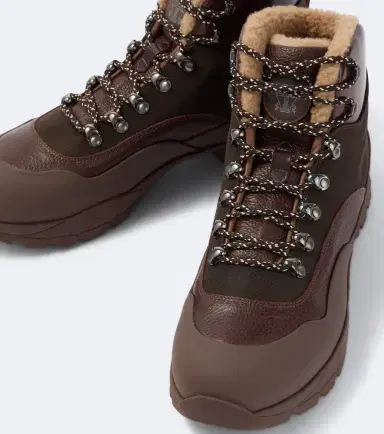 Brunello Cucinelli Shearing-lined hiking boots | Thumbnail 6 Brunello Cucinelli Shearing-lined hiking boots | Thumbnail 6