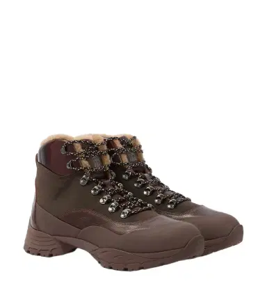 Brunello Cucinelli Shearing-lined hiking boots | Thumbnail 1 Brunello Cucinelli Shearing-lined hiking boots | Thumbnail 1