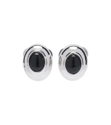 Déhanche Déhanche Onyx stud earrings | Thumbnail 1 Déhanche Déhanche Onyx stud earrings | Thumbnail 1