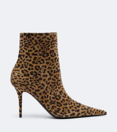 Amina Muaddi Barbara leopard-print suede ankle boots | Thumbnail 4 Amina Muaddi Barbara leopard-print suede ankle boots | Thumbnail 4