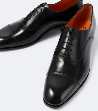 Santoni Leather Oxford shoes | Thumbnail 3 Santoni Leather Oxford shoes | Thumbnail 3