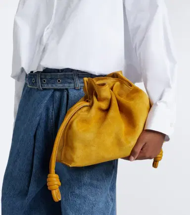 Loewe Flamenco Medium suede clutch | Thumbnail 7 Loewe Flamenco Medium suede clutch | Thumbnail 7