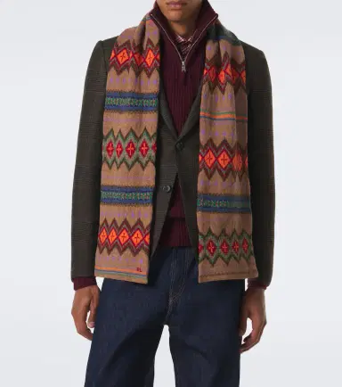 Polo Ralph Lauren Wool, cotton, and linen-blend scarf | Thumbnail 2 Polo Ralph Lauren Wool, cotton, and linen-blend scarf | Thumbnail 2