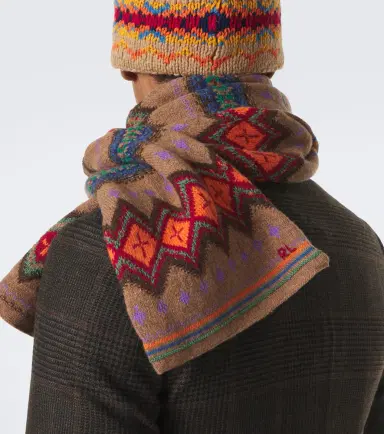 Polo Ralph Lauren Wool, cotton, and linen-blend scarf | Thumbnail 3 Polo Ralph Lauren Wool, cotton, and linen-blend scarf | Thumbnail 3