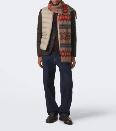 Polo Ralph Lauren Wool, cotton, and linen-blend scarf | Thumbnail 4 Polo Ralph Lauren Wool, cotton, and linen-blend scarf | Thumbnail 4