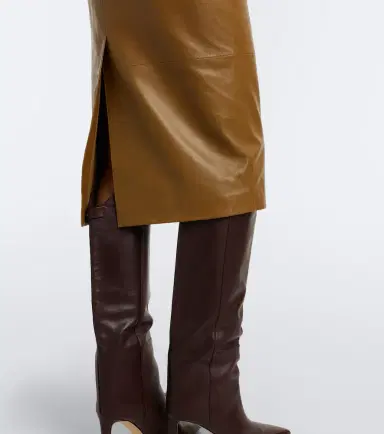 Dorothee Schumacher Sleek Statement leather pencil skirt | Thumbnail 4 Dorothee Schumacher Sleek Statement leather pencil skirt | Thumbnail 4