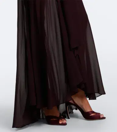Zimmermann Valiant cutout draped velvet gown | Thumbnail 5 Zimmermann Valiant cutout draped velvet gown | Thumbnail 5