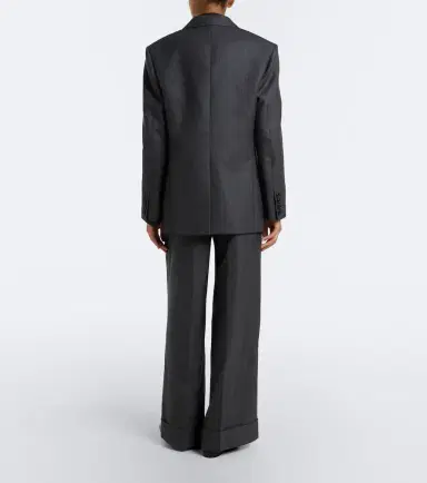 Junya Watanabe Pleated wool wide-leg pants | Thumbnail 3 Junya Watanabe Pleated wool wide-leg pants | Thumbnail 3