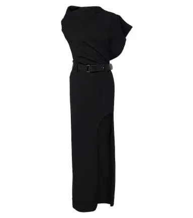 Junya Watanabe Asymmetric wool maxi dress | Thumbnail 1 Junya Watanabe Asymmetric wool maxi dress | Thumbnail 1