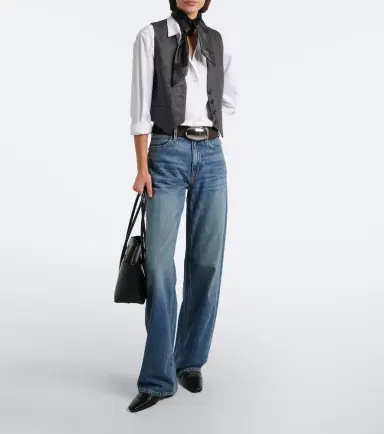 Nili Lotan Ismael checked wool and cashmere vest | Thumbnail 4 Nili Lotan Ismael checked wool and cashmere vest | Thumbnail 4