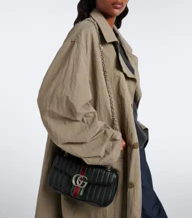 Gucci GG Marmont Small leather shoulder bag | Thumbnail 4 Gucci GG Marmont Small leather shoulder bag | Thumbnail 4