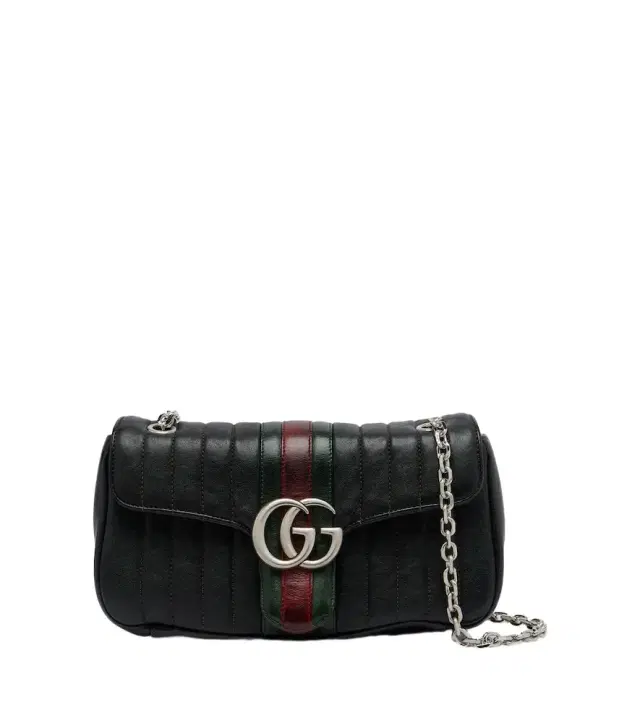 GG Marmont Small leather shoulder bag GG Marmont Small leather shoulder bag