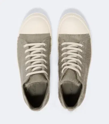 Rick Owens Low Sneaks calf hair sneakers | Thumbnail 5 Rick Owens Low Sneaks calf hair sneakers | Thumbnail 5