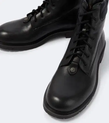 Burberry Check leather ankle boots | Thumbnail 2 Burberry Check leather ankle boots | Thumbnail 2