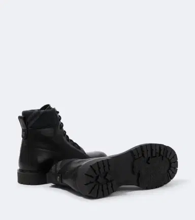Burberry Check leather ankle boots | Thumbnail 6 Burberry Check leather ankle boots | Thumbnail 6