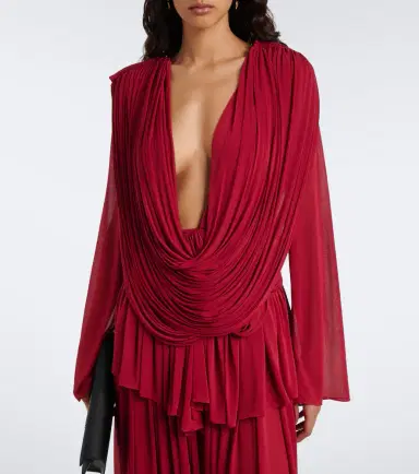 Christopher Esber Ripple draped jersey top | Thumbnail 2 Christopher Esber Ripple draped jersey top | Thumbnail 2