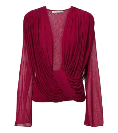 Christopher Esber Ripple draped jersey top | Thumbnail 1 Christopher Esber Ripple draped jersey top | Thumbnail 1