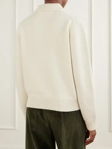 RÓHE Wool And Cashmere-blend Polo Sweater | Thumbnail 4 RÓHE Wool And Cashmere-blend Polo Sweater | Thumbnail 4