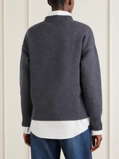 AMI PARIS Adc Intarsia Wool Sweater | Thumbnail 3 AMI PARIS Adc Intarsia Wool Sweater | Thumbnail 3