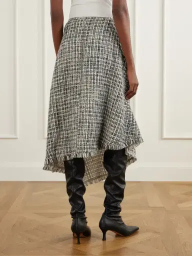 Proenza Schouler White Label Layne Tweed Midi Skirt | Thumbnail 4 Proenza Schouler White Label Layne Tweed Midi Skirt | Thumbnail 4