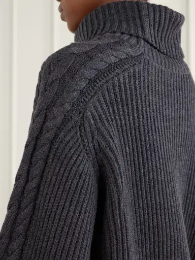 Joseph Alodina Ribbed Wool Turtleneck Sweater | Thumbnail 5 Joseph Alodina Ribbed Wool Turtleneck Sweater | Thumbnail 5