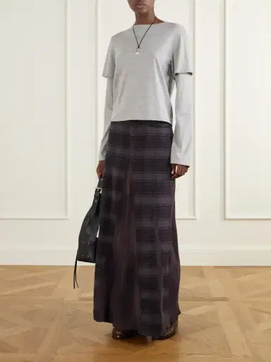 Our Legacy Rebel Checked Cotton-flannel Maxi Skirt | Thumbnail 2 Our Legacy Rebel Checked Cotton-flannel Maxi Skirt | Thumbnail 2