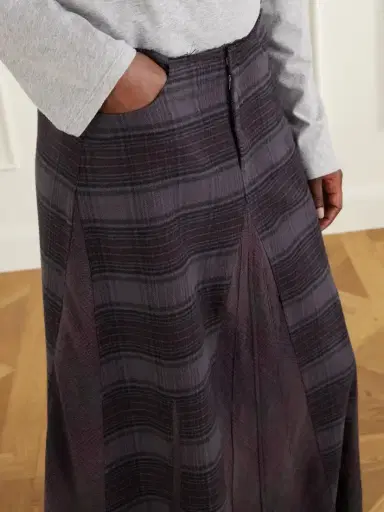 Our Legacy Rebel Checked Cotton-flannel Maxi Skirt | Thumbnail 5 Our Legacy Rebel Checked Cotton-flannel Maxi Skirt | Thumbnail 5