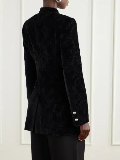 Ann Demeulemeester Yana Paisely-embroidered Velvet Jacket | Thumbnail 4 Ann Demeulemeester Yana Paisely-embroidered Velvet Jacket | Thumbnail 4