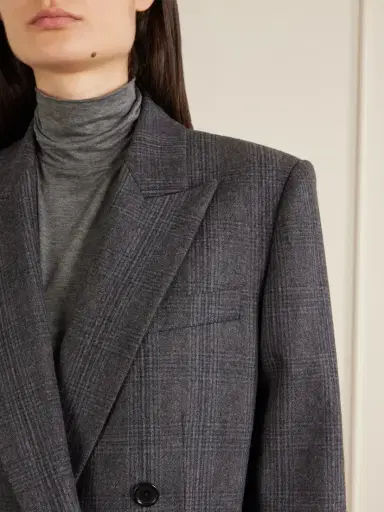 Nili Lotan Leston Checked Wool-blend Blazer | Thumbnail 5 Nili Lotan Leston Checked Wool-blend Blazer | Thumbnail 5